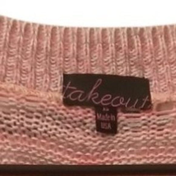 Takeout pink button front cardigan sz xs - Picture 8 of 8